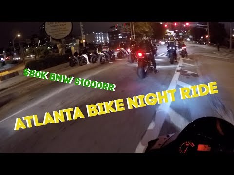 ATL BIKE NIGHT RIDE + 2020 $80K BMW S1000RR