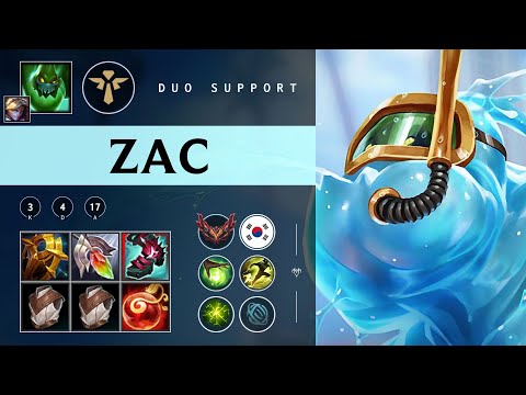 Zac Support vs Neeko - KR Grandmaster Patch 25.23