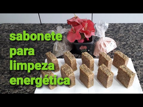 🧼sabonete para limpeza energética de sal rosa com alecrim
