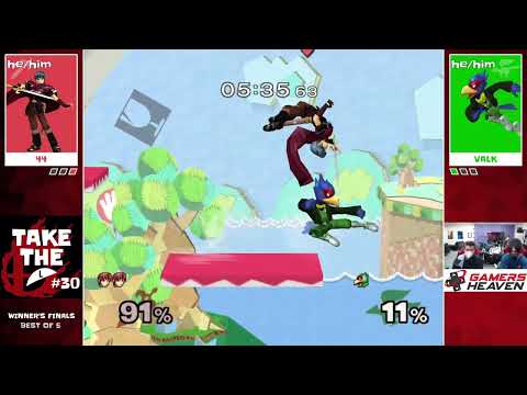 Valk (Falco) vs. 44 (Marth) - Winner's Finals - Take The L #30
