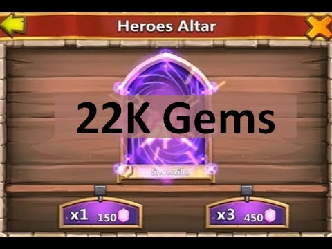 CC #299 23K Gems rolling on Tim's Account by Hunted Castle Clash / Schloss Konflikt