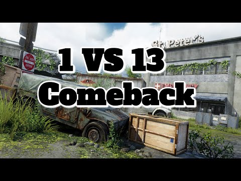 1 VS 13 Comeback on Bus Depot - The Last Of Us Remastered 4k!