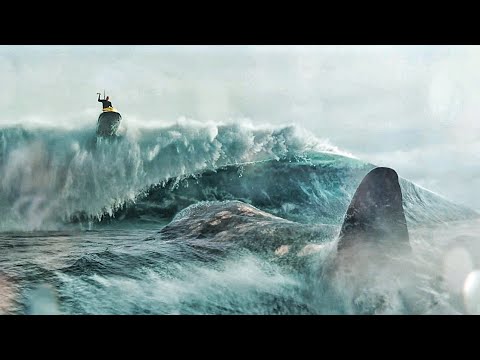 Shark VS Jonas - Meg 2: The Trench movie clip (2023)