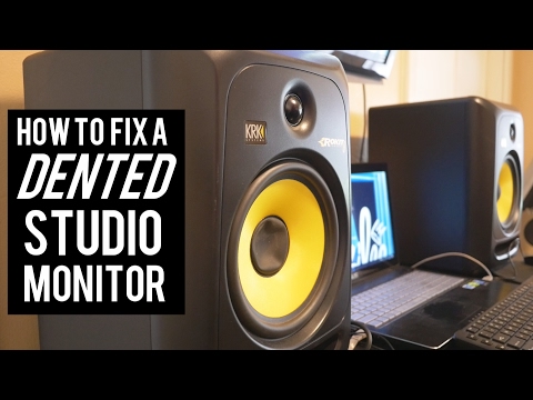 MUSIC PRODUCERS - How To Fix A Dented Studio Monitor or Speaker