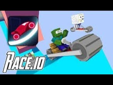 Monster School : RACE.IO CHALLENGE - Minecraft Animation