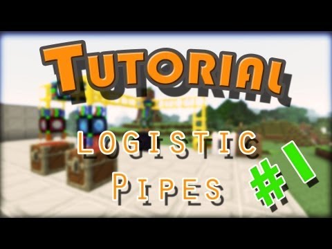 Tutorial - Logistic Pipes - #1 (Basics) - Tekkit [BuildCraft]