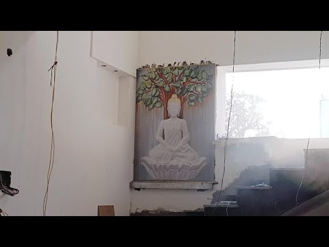 వాల్ పేపర్ లాగా ఉండే టైల్స్ వేయించాం  Home Buddha tiles Journey: Wallpaper & Sugar Tiles