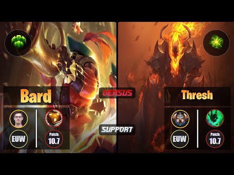 Mikyx BARD (Support) [Guardian] VS THRESH - Challenger EUW Patch 10.7