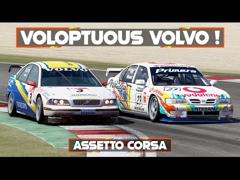 Assetto Corsa : Fantastic Volvo S40 Super Touring mod.