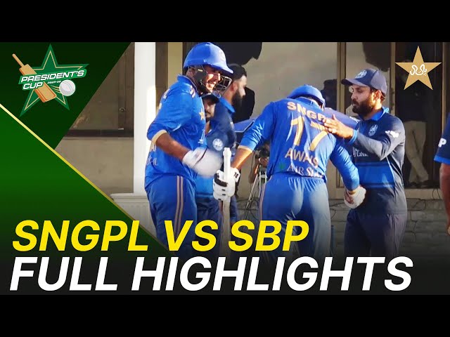 Full Highlights | SNGPL vs SBP- President’s Cup Grade I 2025-26 | PCB | M2V1K