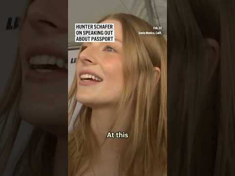 Hunter Schafer on speaking out about passport