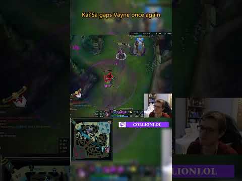 Kai'Sa Gaps Vayne Once Again #leagueoflegends #kaisa #vayne