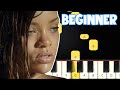 Stay - Rihanna ft Mikky Ekko | Beginner Piano Tutorial | Easy Piano