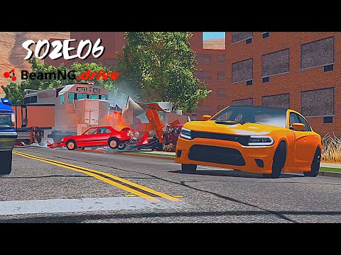 Beamng Drive Movie: Derailed (+Sound Effects) |Part 16| - S02E06