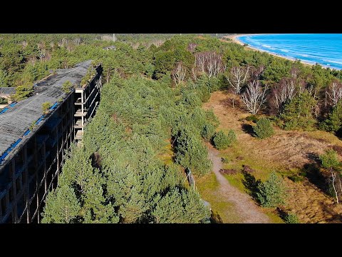 Insel Rügen: KdF - Ruine am Strand von Prora