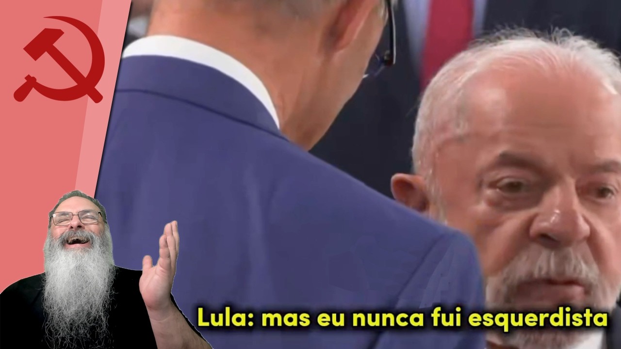 LULA MENTE sobre SER ESQUERDISTA no G7 para SOLTAR a MÃO da ESQUERDA: "O MUNDO NÃO é de ESQUERDA"