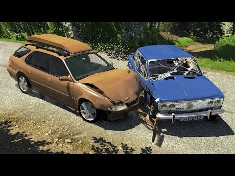 Crossroad Crashes Compilation #3 - BeamNG Drive - HD