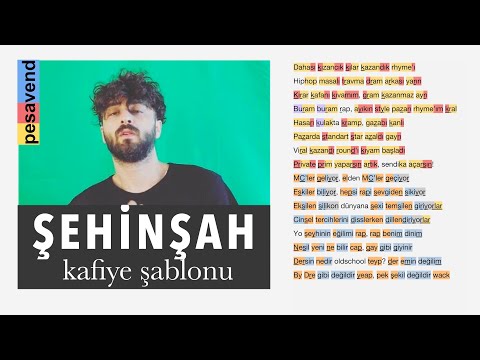 Şehinşah - Mistrack Verse - Sözler & Kafiye Şablonu