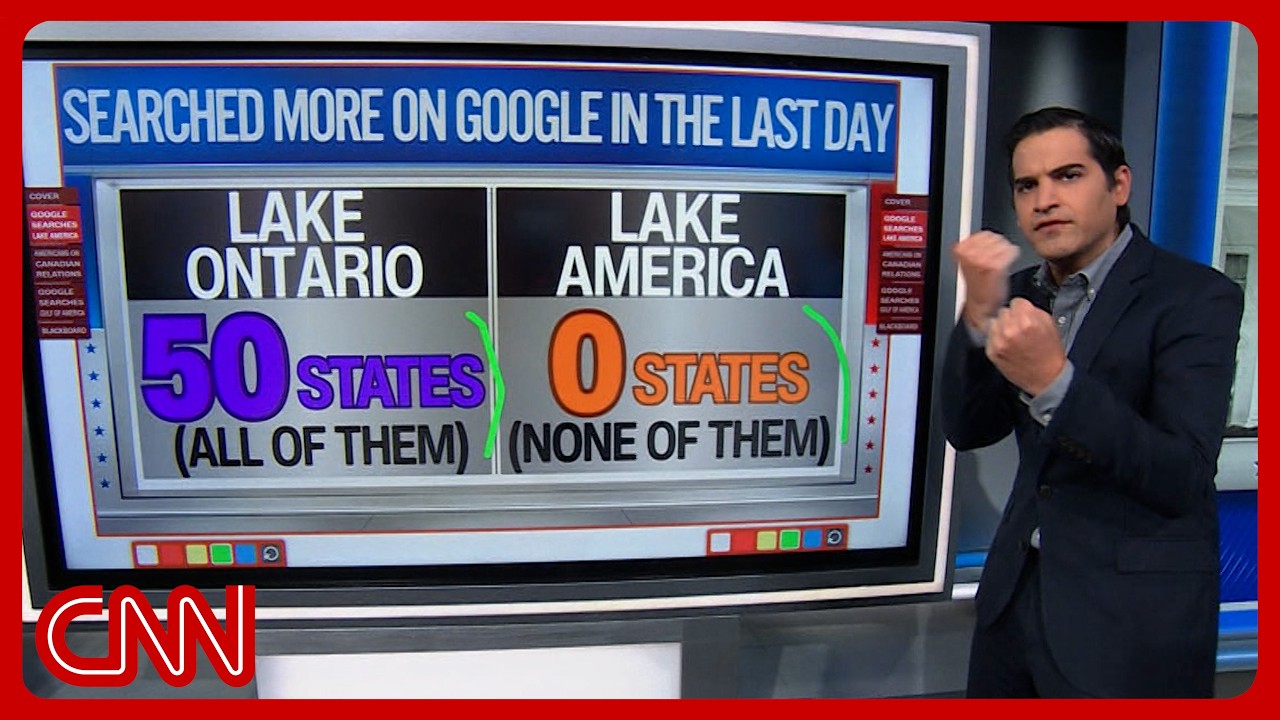 Are Americans actually calling it 'Lake America'? Enten brings the data