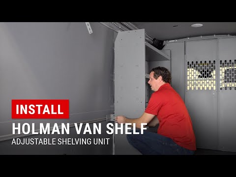 Installing Holman Shelving Unit in our Ford Transit
