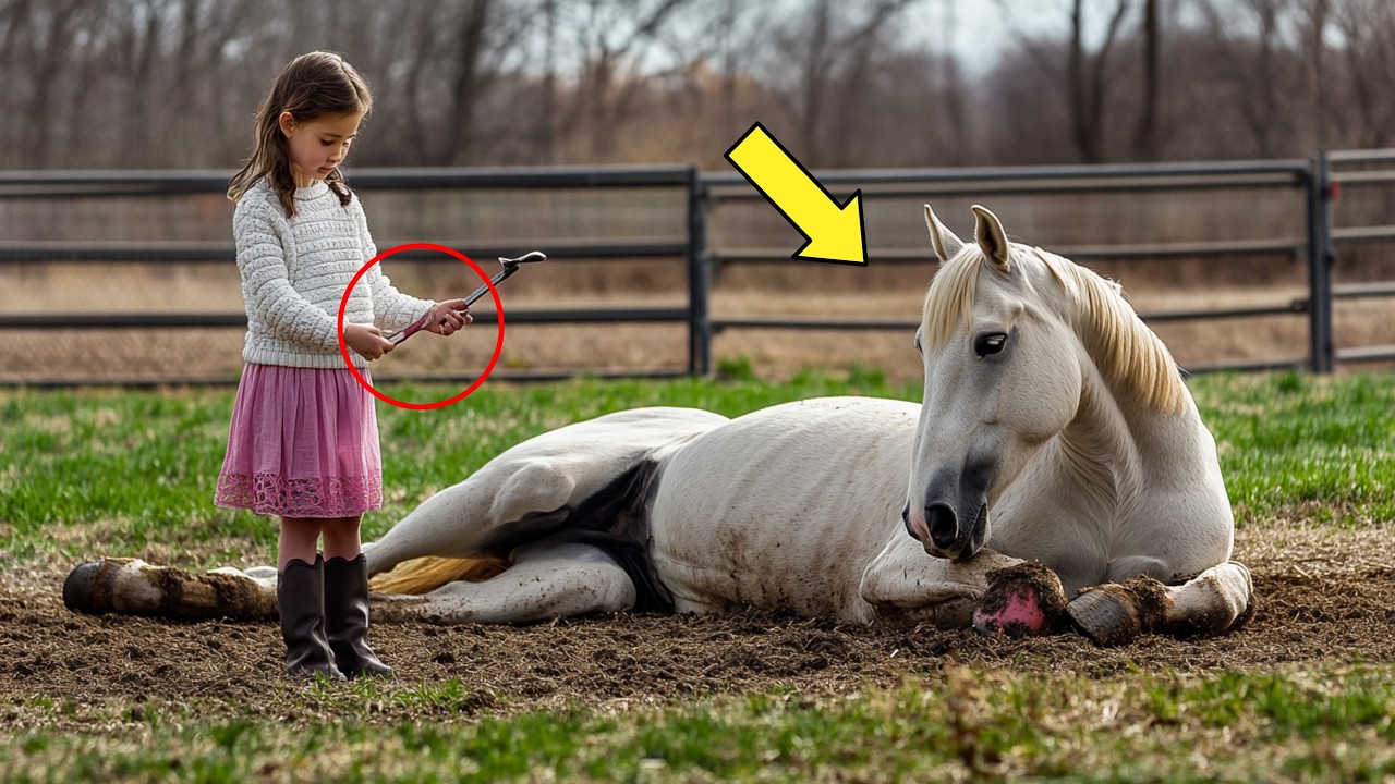 CABALLO PARALIZADO ESTABA A PUNTO DE SER SACRIFICADO. HASTA QUE UNA NIÑA DE 6 AÑOS DESCUBRIÓ ALGO...