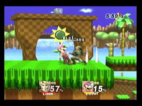 Project M Demo 2 - JCaesar (Wario, Link) vs Vist (Luigi, Falco)