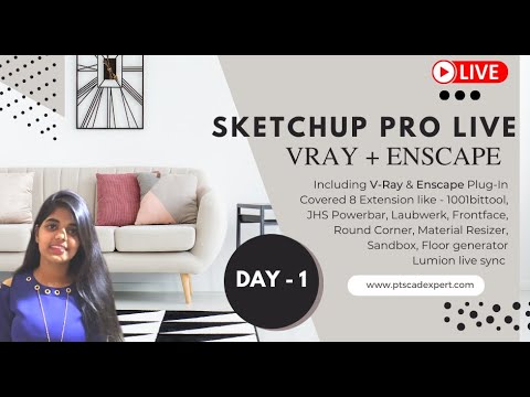 SketchUp Full Course for Beginners Interior Exterior Design with Enscape 6 Hour Masterclass