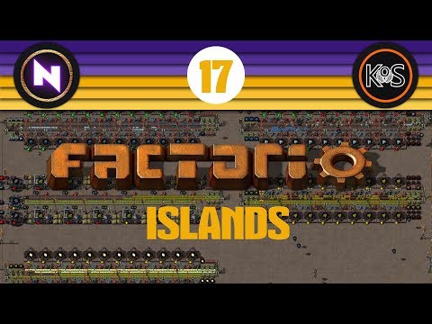 Factorio Islands - E17 - Yuoki Smelting Complete - Yuoki Industries coop with KatherineOfSky