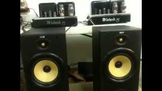 Video thumbnail for McIntosh MC75 Tube amp pair C20 Preamp & B&W DM602 by torrmark