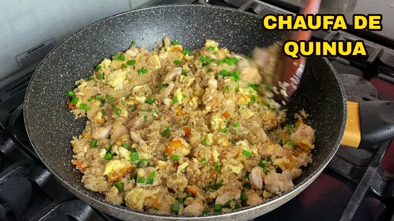 Chaufa de Quinua con Pollo 💚 Facil y rapido | Mi Receta Magica