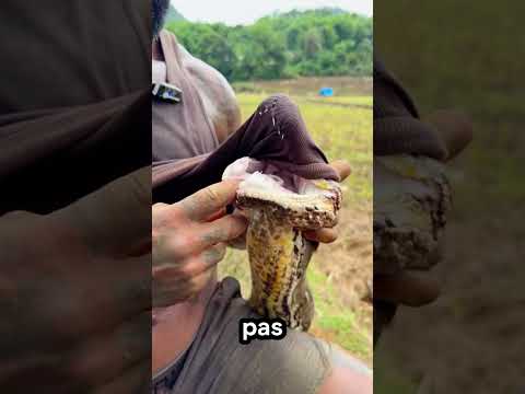 🐍 Ce python possède plus de 100 dents! 😳🦷 #python #serpent #animaux #nature #shorts