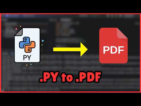How To Convert Python Code Into Pdf File Easy Method