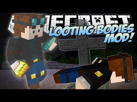 Minecraft | LOOTING BODIES MOD! (Never Lose Stuff Again!) | Mod Showcase