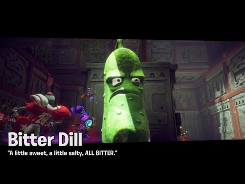 PvZ Battle for Neighborville- Elite Bitter Dill Boss Fight (Graveyard Ops)