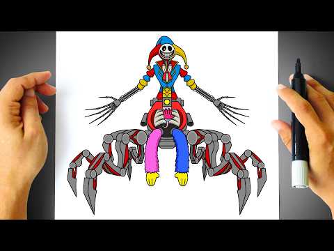 Como DESENHAR o PROTÓTIPO 1006 Completo - Cómo DIBUJAR al PROTOTIPO Cuerpo Entero - Poppy Playtime 5
