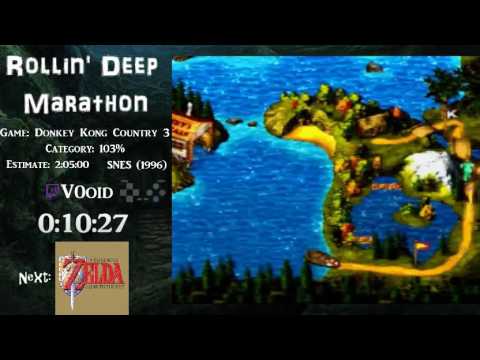 Donkey Kong Country 3 (103%) by V0oid in 2:04:31 - Rollin' Deep Marathon