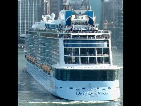Thumbnail for Ovation of the Seas leaves for the open Ocean. 15th of December.