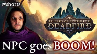 NPC goes BOOM! | Pillars of Eternity 2: Deadfire #shorts
