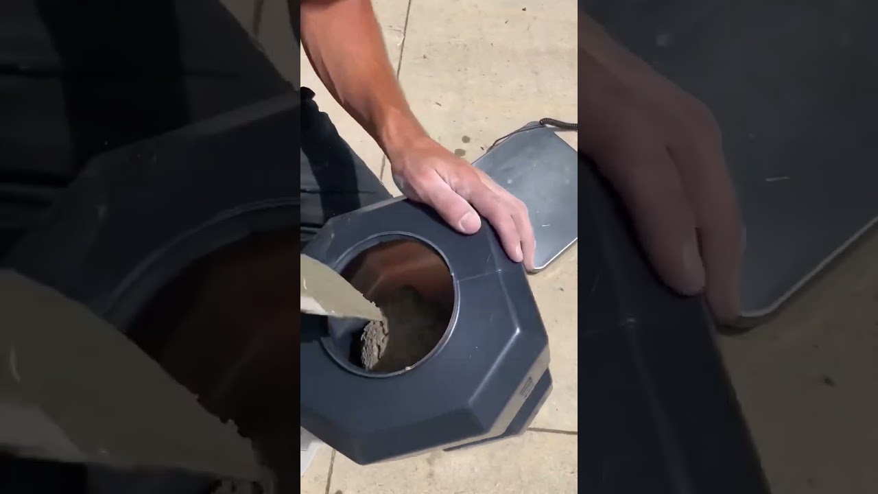 80lb DIY DUMBBELL!! 🤯. Easy to fill and built to last long term. #homegym #dumbbell #garagegym #diy