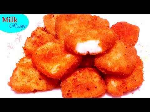 Easy Milk Dessert Recipe | Eggless Fried Milk Recipe Without Oven-Spanish Dessert Leche Frita Recipe