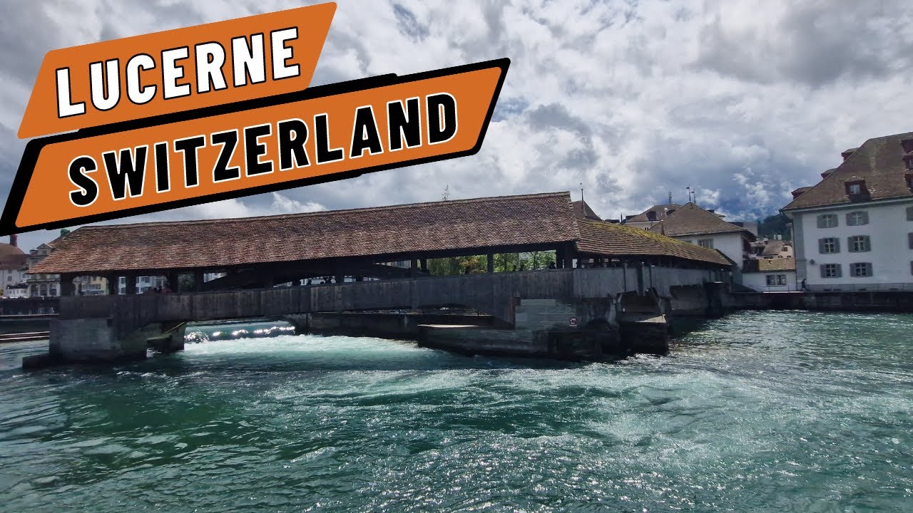 Embark on an engaging walking tour of the iconic Spreuer Bridge.