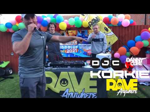 DJC & Danny RCore with MC Korkie Live On Rave Anywhere