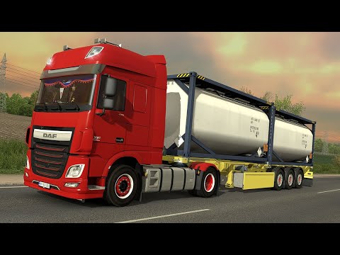 ETS2 1.39 - Euro Truck Simulator 2 - DAF XF Euro 6 - Promods 2.51- RusMap - ROEXTENDED