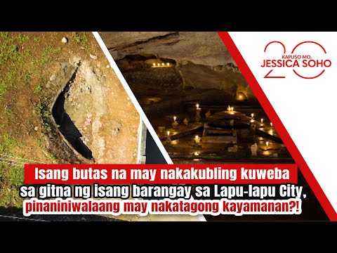 Butas na may nakakubling kuweba