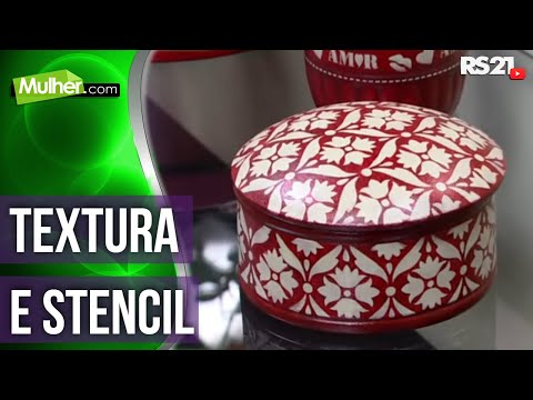 Aprenda a fazer textura com fralda e stencil | @RedeSeculo21 | Mulher.com | 25/11/2016 | Parte 1