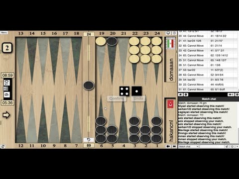 6th Northern Cyprus International Backgammon Tournament Final Match ⎮ Hakan Çınal - Jalil Khalili