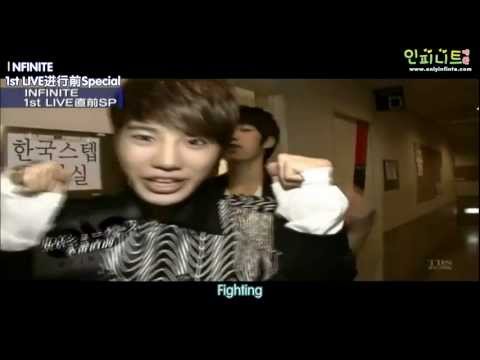 110811 Infinite 1st Live 直前SP 中字 1/2
