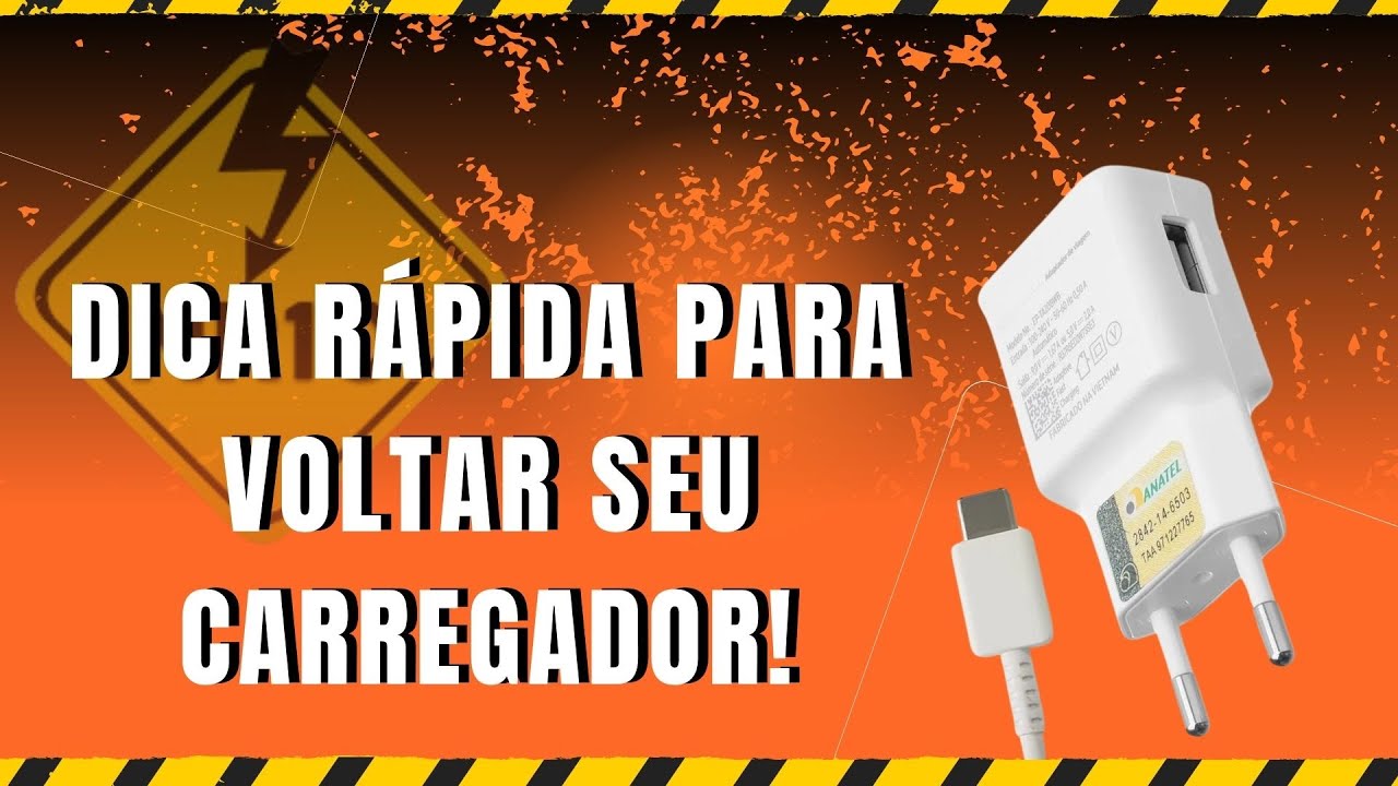 Carregador está LENTO, COMO RESOLVER?