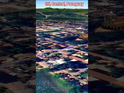 Itá, Ciudad de Central en Paraguay #googleearth #drone #turismo