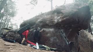 Video thumbnail of La letrina, 7a+ (sit). Albarracín